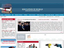Tablet Screenshot of educationinworld.com